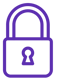 Padlock purple