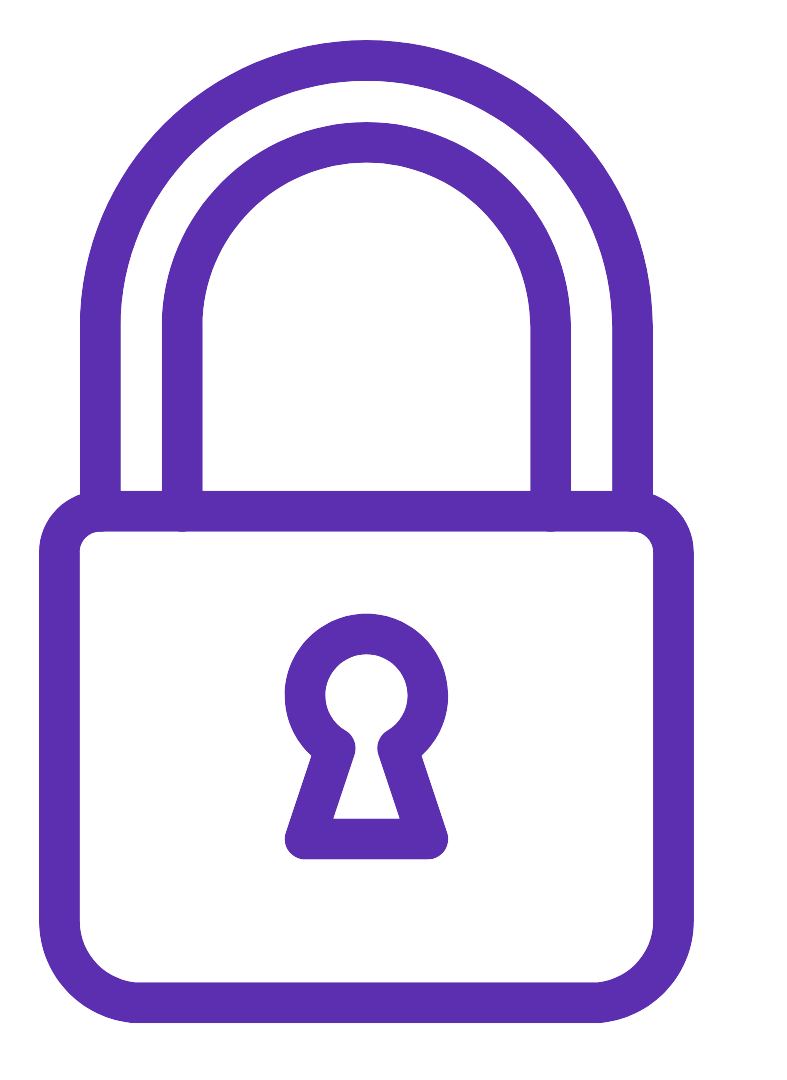 Padlock purple-1